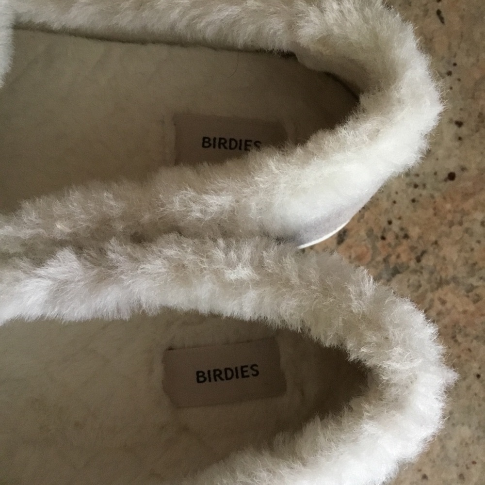NEW Birdies The Swift Faux Fur Suede Hybrid Slip On Shoes Slippers - Picture 9 of 12